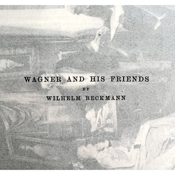 Composer Richard Wagner And Friends Photo Gravure Victorian 1894 Art DWS11 - Picture 3 of 3